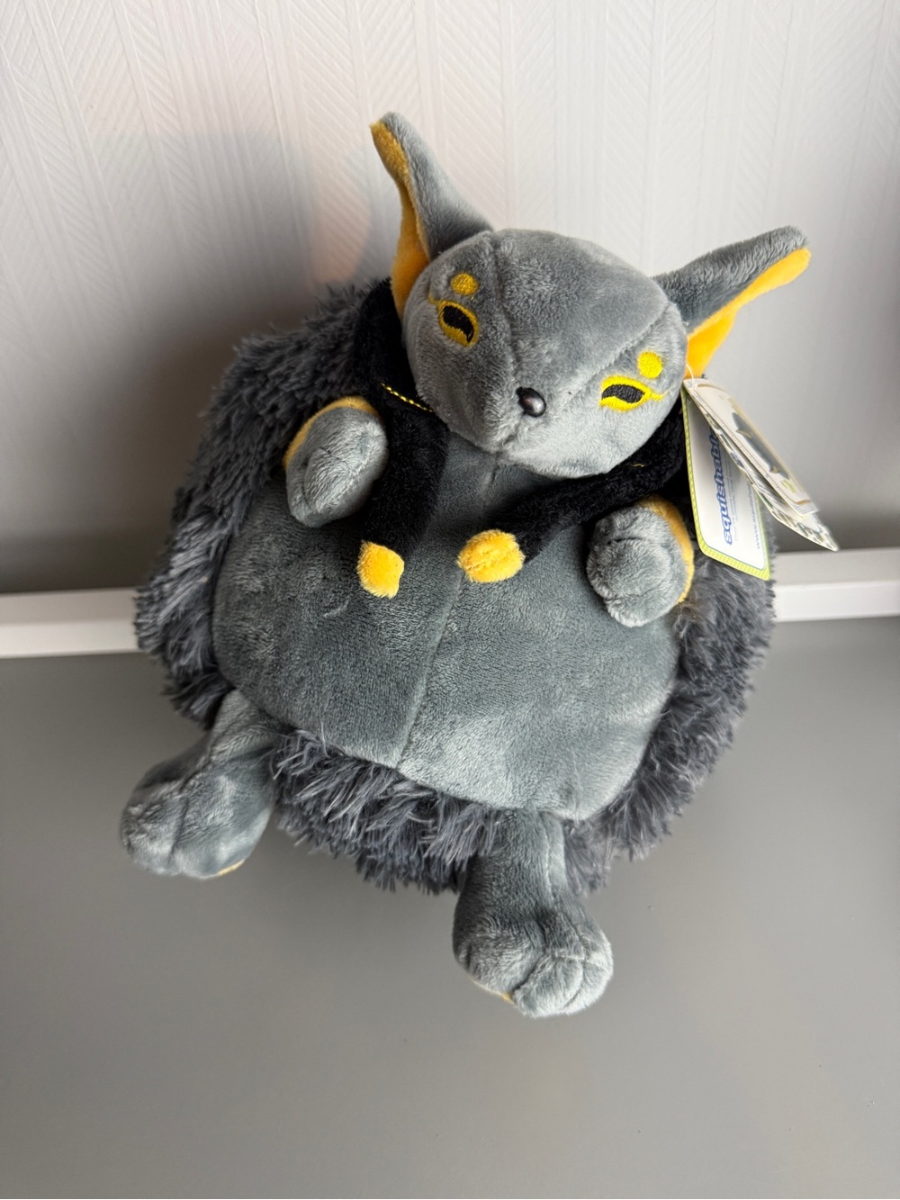 Squishable Mini Anubis Plush Gray Fantasy Fuzzy Round Stuffed Animal Toy 9”